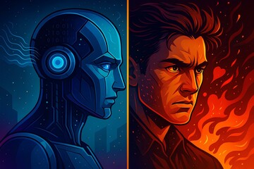 AI vs. Humanity A Clash of Eras