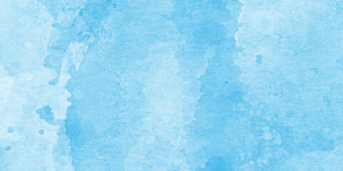 Fototapeta premium abstract blue watercolor Light shades color frame r illustration,creative background,ice and cold drinks will make feel relasxed sky shades aquarelle painted paper textured canvas for vintage design, 