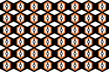 seamless geometric pattern with circles