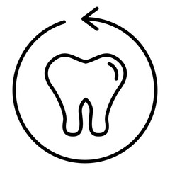 Minimal Vector Clean Tooth