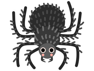 Cartoon Illustration of a Spider
