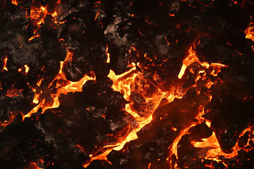 Molten lava texture background..