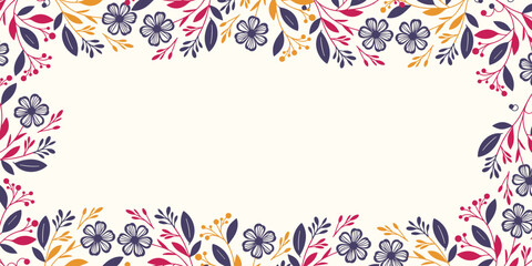 creative floral wallpaper with tropical plant composition.abstract background for greeting card and textile invitation

