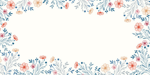 minimal abstract floral background with botanical leaves.design for wedding invitation scrapbook and poster wall

