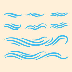 vector illustration of a wave