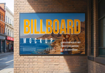 City Billboard Mockup