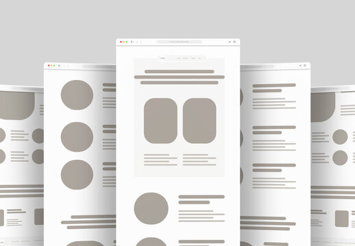 Wireframe Landing Page