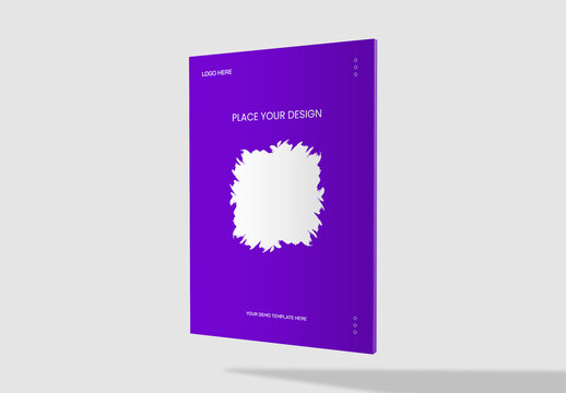 Flying Poster Mockup