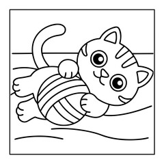 Black and white color pages for kids