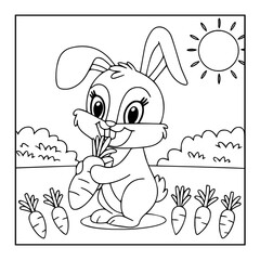 Black and white color pages for kids