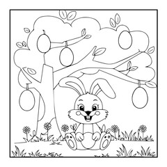 Black and white color pages for kids