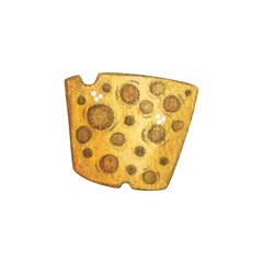 Wooden stopper for a flask or test tube. Watercolor illustration hand-drawn cartoon. Drawing for textiles, for paper, cards and invitations. science, school, laboratory, research, biology, chemistry