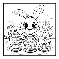 Black and white color pages for kids