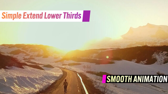 Simple Extend Lower Thirds