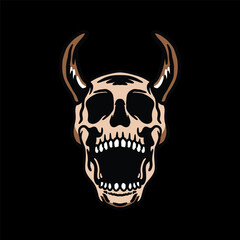 Obraz premium skull of the bull