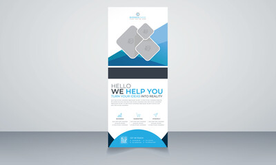 business roll up display standee for presentation purpose