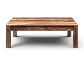 Fototapeta premium wooden table isolated on white