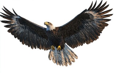 Obraz premium bald eagle in flight
