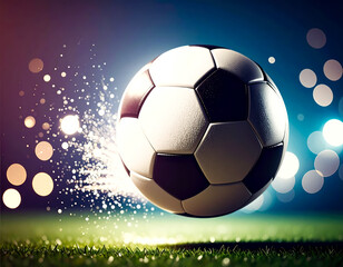 Obraz premium football banner poster match background design 