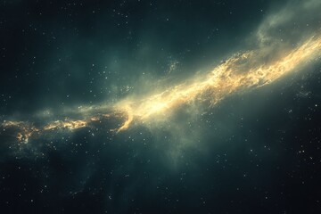 Fototapeta premium Exploring the beauty and mystery of interstellar flight in a distant galaxy, Interstellar Flight