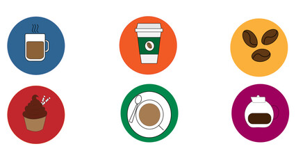 Minimal Coffee Icon Set	