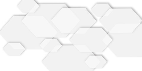 Fototapeta premium High-Tech Abstract Geometric 3D gray Light Structure with Hexagon and Polygonal Honeycomb Elements, Luxury Pattern and Technology-Inspired Design for a Sleek Background