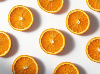 Fototapeta premium orange slices background