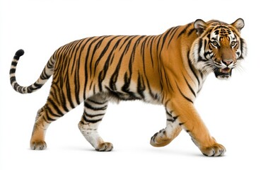 Obraz premium tiger isolated on white background