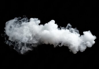 smoke on black background