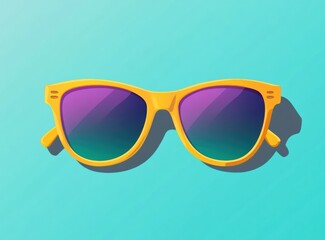 retro sunglasses vector illustration