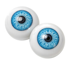 Vibrant Blue Glass Eyes: Perfect for Art & Crafts