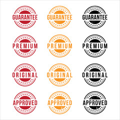 Obraz premium set of labels