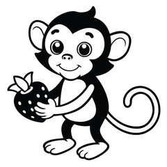 Fototapeta premium Funny and cute cartoon baby animal characters like mice, cats, and bears with cheerful smiles are isolated vector illustrations, perfect for a fun pet-themed drawing