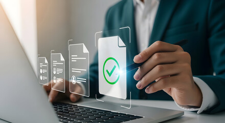 Digital Document Verification Process for Enhanced Security