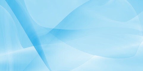 Abstract light blue background with white wavy lines and soft focus hintergrund, wallpaper blurred light blurry blue outdoor background, Vector abstract graphic design banner pattern presentation.