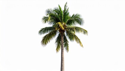 Obraz premium palm tree isolated on white