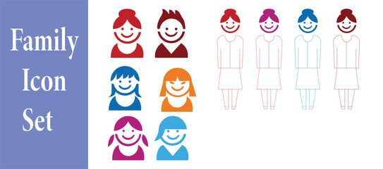 Girl Face Vector, Woman Face