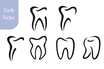 Teeth Vector Art,  Teeth Images Vector 