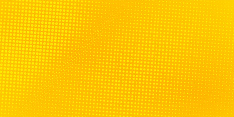Dots halftone yellow color pattern gradient texture background. Dots pop art comics sport simple good modern art