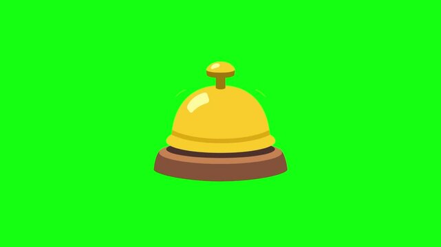 bell animation on greens creen