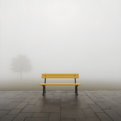 Wooden furniture: an empty antique bench on a vintage living room wall, designed for stylish indoor seating