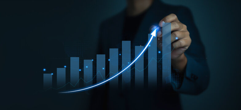 The financial market has seen significant growth with stocks showing a steady increase in revenue, and investors carefully analyzing data and statistics to buy and trade in the forex and crypto marke