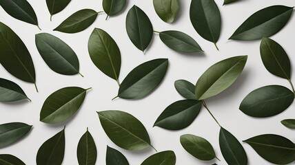 olive branch with green leaves