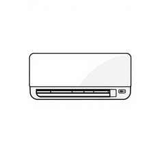 Air conditioner vector illustration for home cooling and heating systems hvac appliance and climate control 100
