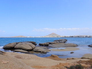 Greece  Naxos island sea view