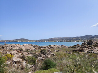 Greece Paros island Kolympethres Beach