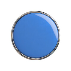 blue round frame isolated