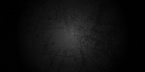 Dark abstract black grunge wall charcoal colors texture backdrop background. Black Board Texture or Background. abstract grey color design are light with white gradient background.	