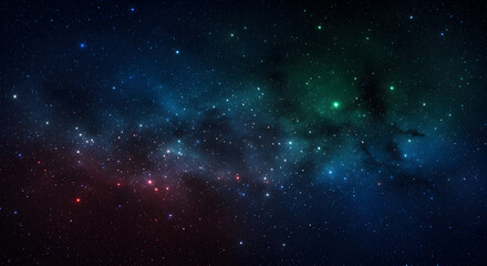 Naklejka premium Stunning Galaxy and Starfield Illustration for Digital Design and Backgrounds