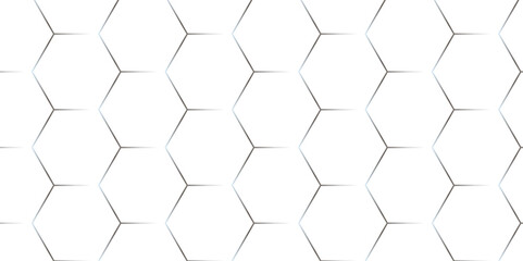 Naklejka premium Abstract background with hexagons Abstract hexagon polygonal pattern background. vector seamless bright white abstract honeycomb grid background. 